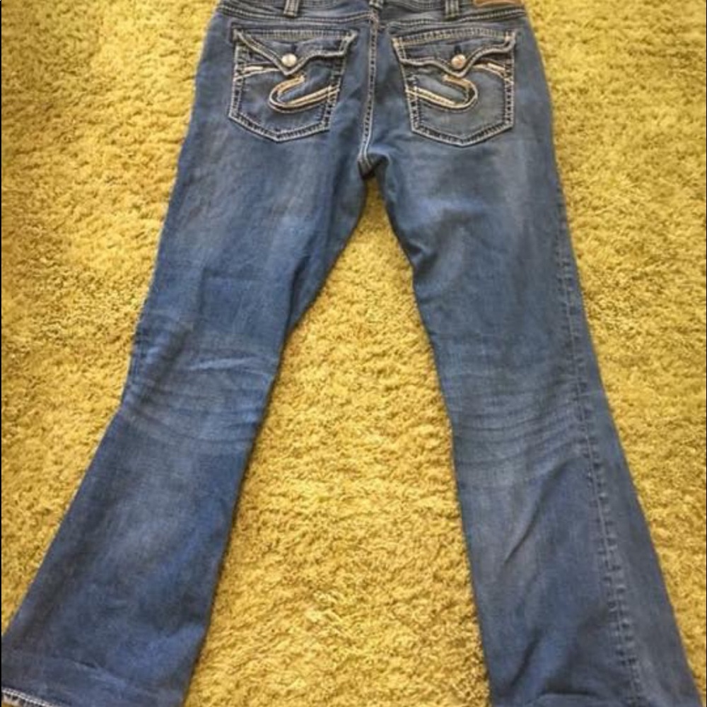 Silver jeans